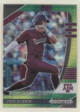 2020 Panini Prizm Draft Picks Green & Yellow Hyper Zach DeLoach #PDP43 1u6