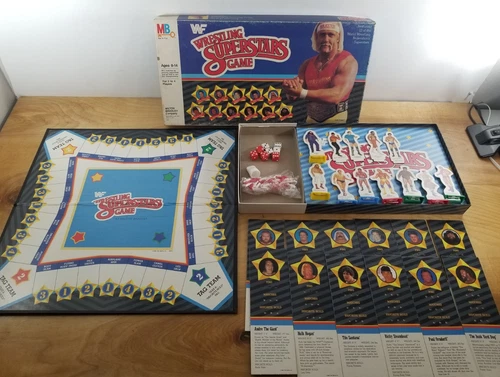 Vintage 1985 Milton Bradley WWF Wrestling Superstars Board Game Hulk Hogan