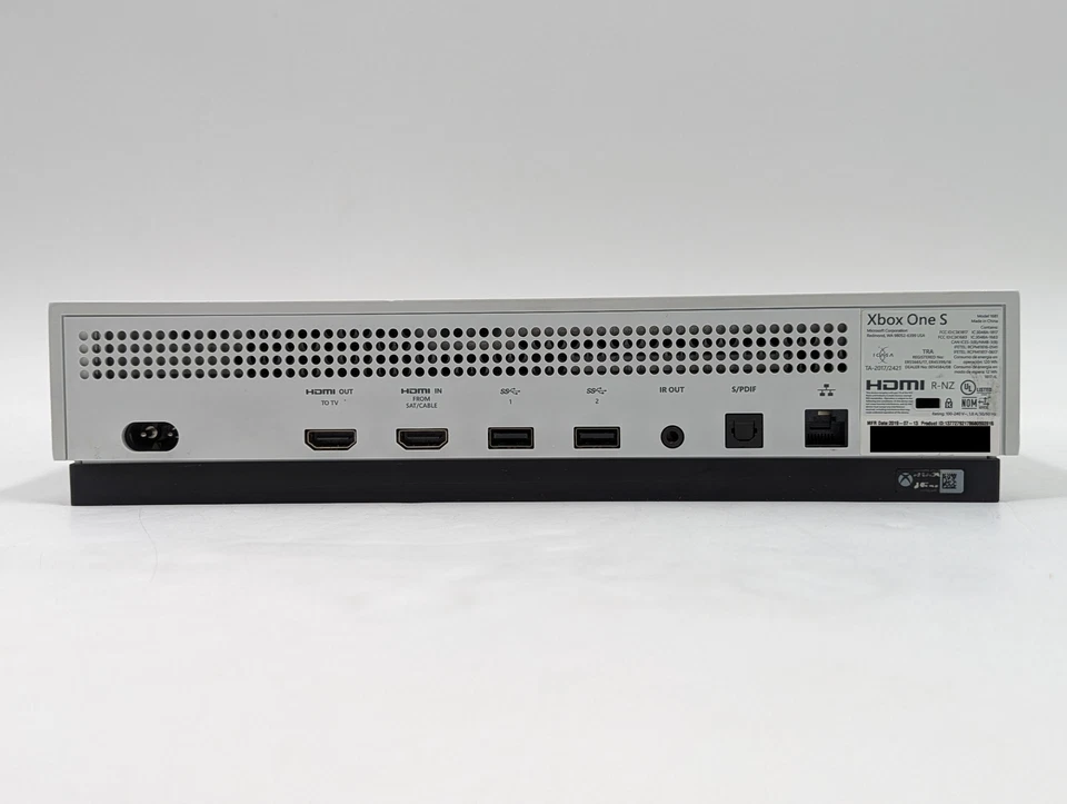 Microsoft Xbox One S 500GB Console w/ Blue Controller & Cables (1681) RFB OB - Image 4 of 4