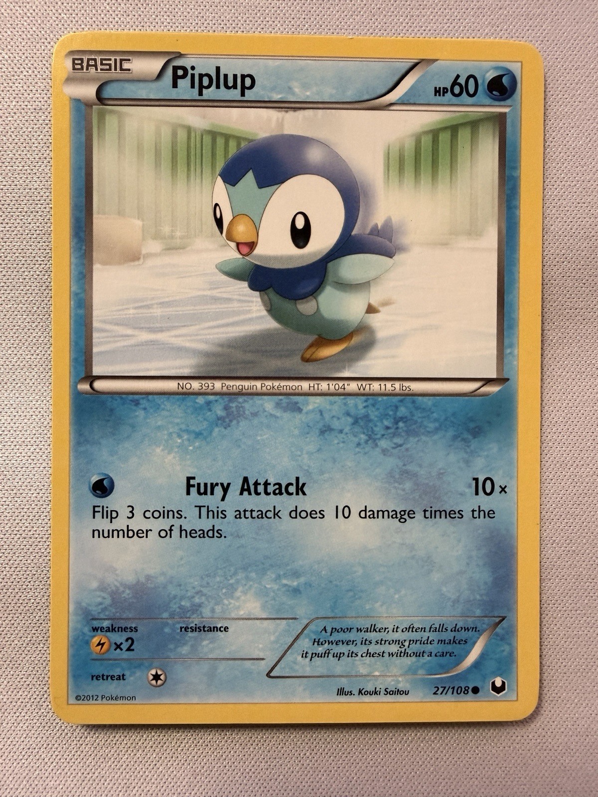 Piplup 27/108 | Dark Explorers | Regular | Near Mint