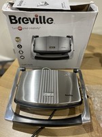 Breville VST049 Cafe Style Sandwich Press Silver