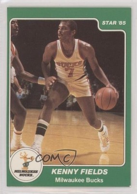 1984-85 Star Milwaukee Bucks Card Night Kenny Fields #6 0q3