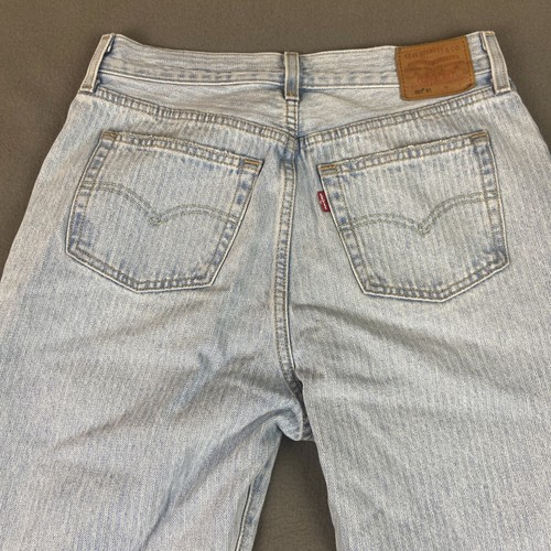 Levis Jeans Damen 29x29 Blau 501 81' High Waisted Mom Button Fly Tapered - Bild 11 von 14