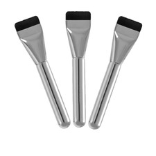 3 Pcs Thin Foundation Makeup Brush Flat Liquid Foundation Brush Straight Edge Fo