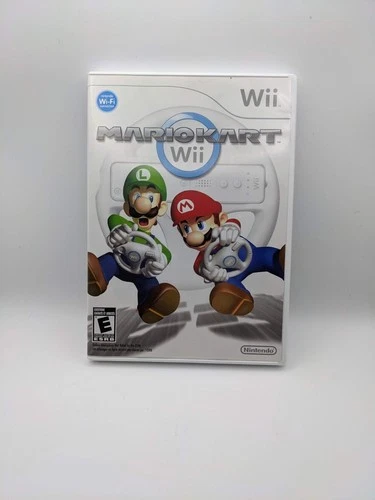 Mario Kart Wii (Nintendo, Wii) Complete W/Manual Mint Disc "Writing"