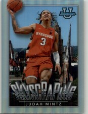 2022-23 Bowman University Chrome Judah Mintz Skyscraping #S-15 Syracuse Orange