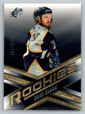 GREG ZANON /999 ROOKIES 2005-06 SPX PREDATORS