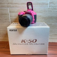PENTAX K 50 Double Zoom Kit Pink New 4644