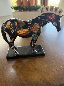 The Trail Of Painted Ponies #1459 Five Card Stud Porcelain Casino Gambling