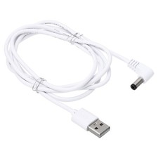 5Ft USB to DC 5.5x2.5mm Barrel Jack Power Cable, Wire Adapter Connector Charg...