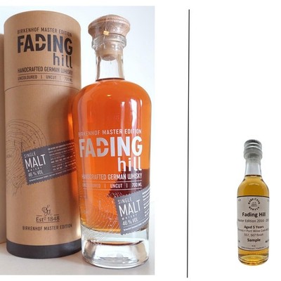 Whisky Sample Fading Hill 5 Y Master Edition 2016-21 Oloroso + Port C., 46%, 5cl
