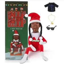 New Snoop Dogg on a Stoop Christmas Elf Doll 12” Plush Toys