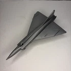 Vtg 60s Marx American Airlines Airport Playset Silver F102A Delta Dagger AS-IS