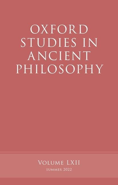 Oxford Studies in Ancient Philosophy, Volume 62.by Caston, Kamtekar HB**