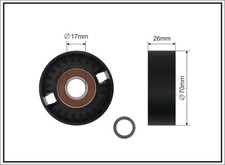 500256 SC CAFFARO tensioner pulley, V-ribbed belt for SSANGYONG 6652000070 new