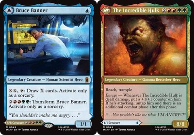 1x Bruce Banner // The Incredible Hulk MTG - Marvel Super Heroes - NM-Mint