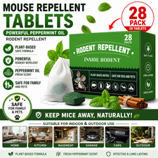 NEW 28 PCS Mouse Rodent Repellent Peppermint ...