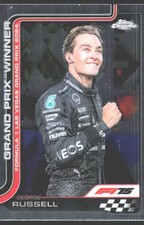 2025 TOPPS Chrome Formula 1 Grand Prix Winners 114 George Russell (Mercedes)