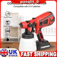 Cordless Electric Spray Paint Applicator, Equipped with 2 X 2.0mAh 21V Batteries