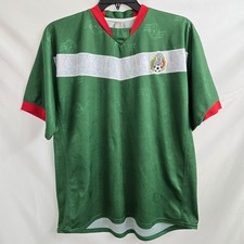 Remini Jersey Mens Large Mexico Soccer Mexicana Federacion Green