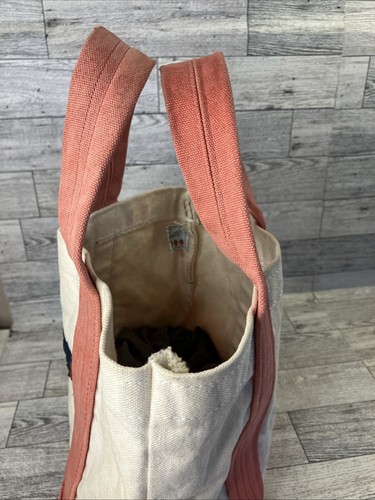 RARE Dotty Smith Original Strawberry Mini Tote Bag Canvas Connecticut USA 9x8x4 - Picture 8 of 10