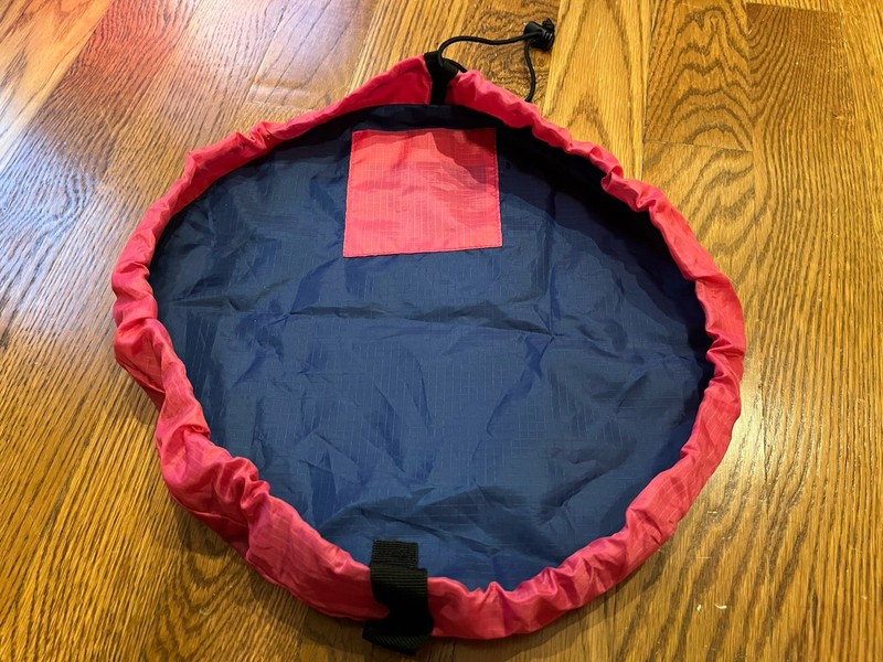 Lay-n-Go LITE (14”) Travel Drawstring Portable Play Mat/Storage Bag/LEGO Cleanup