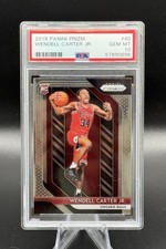 2018-19 Prizm #80 WENDELL CARTER JR Rookie (RC) 🔥 PSA 10 GEM 🔥