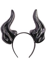 Black Demon Devil Horns Headband