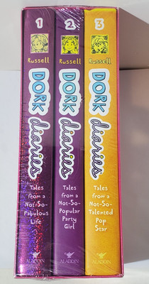 Dork Diaries - Rachel Renee Russell (3) Hardcover Book Box Set New Sealed 1 2 3