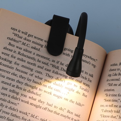Mini LED Eye Protection Book Night Light Adjustable Clip 360° Flip Study Lamp - Afbeelding 11 van 14