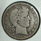 1894-O Liberty Seated Half Dollar -Historic Coin- Very Good-Looking Coin!!! L@@K