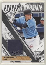 2019 Panini Elite Extra Edition Prospect Materials Black Evan White #PM-EW fm0