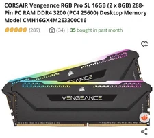 Corsair Vengeance RGB Pro SL Stick Of Ram 8 gb 