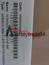 1PC ABB DRIVER INTERFACE BOARD ZINT-592 NEW
