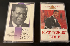 Nat King Cole 2 Cassettes The Unforgettable and The Best of Nat King Cole