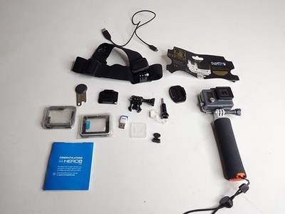 2014 GoPro HERO+ Camcorder - Grey With Attachments