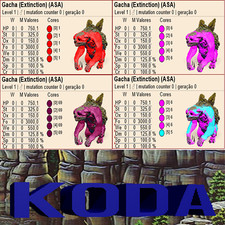 ark survival ascended Gacha Dust Clone LVL 1 Pair Ark ASA Official PVE