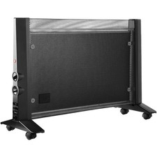 Mica Electric Panel Heater 2000W 3 Heat Settings, Overheat & Tip-Over Protection