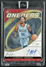 JA MORANT 2023-24 PANINI ONE & ONE BASKETBALL #TOS-JAM THE ONEDERS AUTO GOLD /10
