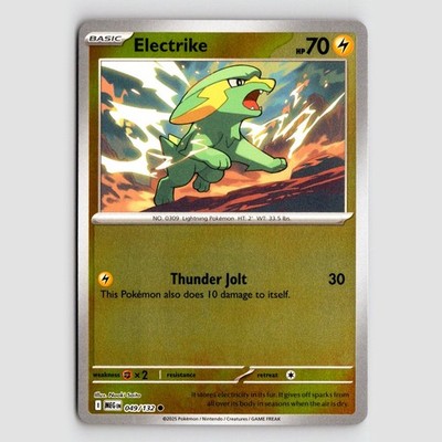 Electrike (Reverse) - MEG 049/132 - C NM / Mint ME01: Mega Evolution Single