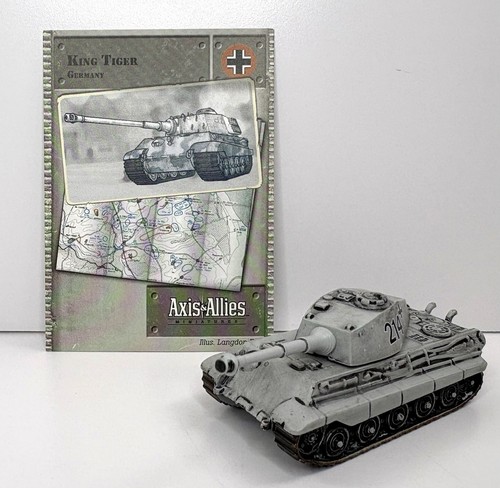 Axis and Allies Base II Set German King Tiger 26/45 with Card