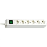 Brennenstuhl Eco-Line 6-Fach Steckdosenleiste Schalter 1,5M Weiß # 1159520015