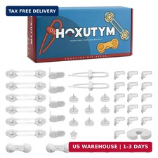 Baby Proofing Kit for Child, 45 Pack Child Safety Pack - Cabinet  Drawer Locks,