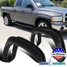 Fits 2002-2008 Ram 1500 03-09 Ram 2500 3500 Paintable Pocket Rivet Fender Flares
