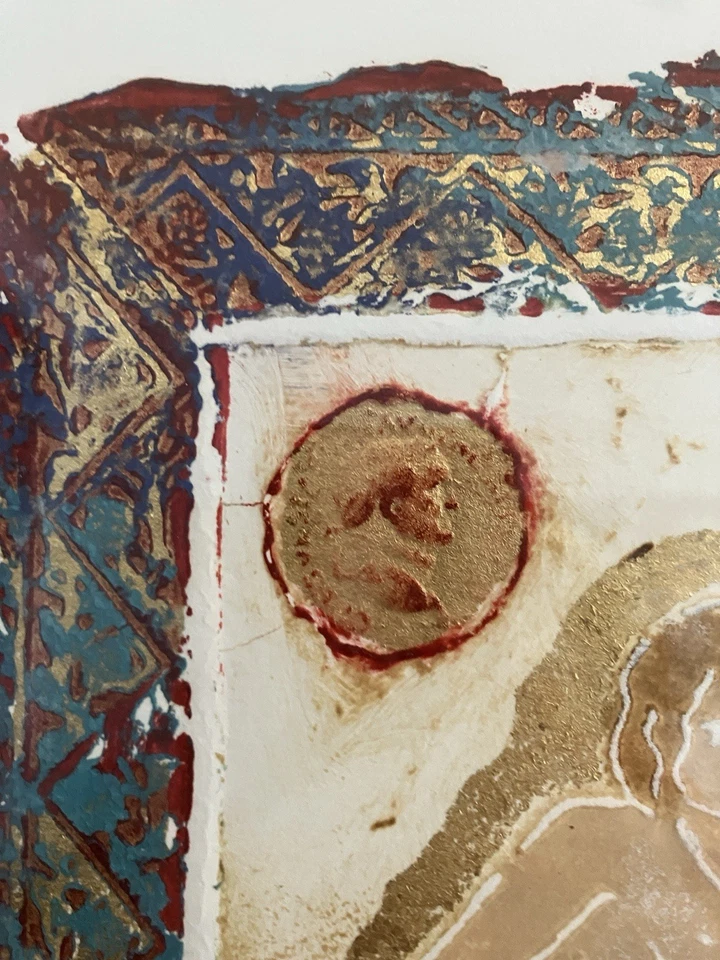 Roy Tonkin Graces IV Mujeres Desnudas Firmado Esmaltado Grabado Serigrafía Impresión #134/275 Foto 2 de 4