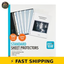 Pen Gear Standard Sheet Protectors 8.5" x 11" 100 Count