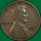 1924-D Lincoln Wheat Cent Very Fine VF Coin #40022