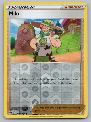 Milo 057/073 Uncommon Champion's Path Pokemon Reverse Holo LP