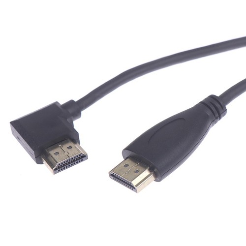 High Speed 4K HDMI 2.0 Cable 90 Degree Angled Extension Cable For PS4 TV} - Photo 3/17