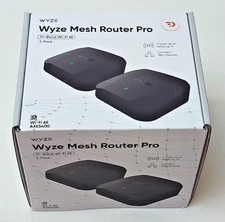 Wyze AXE5400 Tri-Band Wi-Fi 6E Mesh Router Pro 2-pack - FREE SHIPPING!